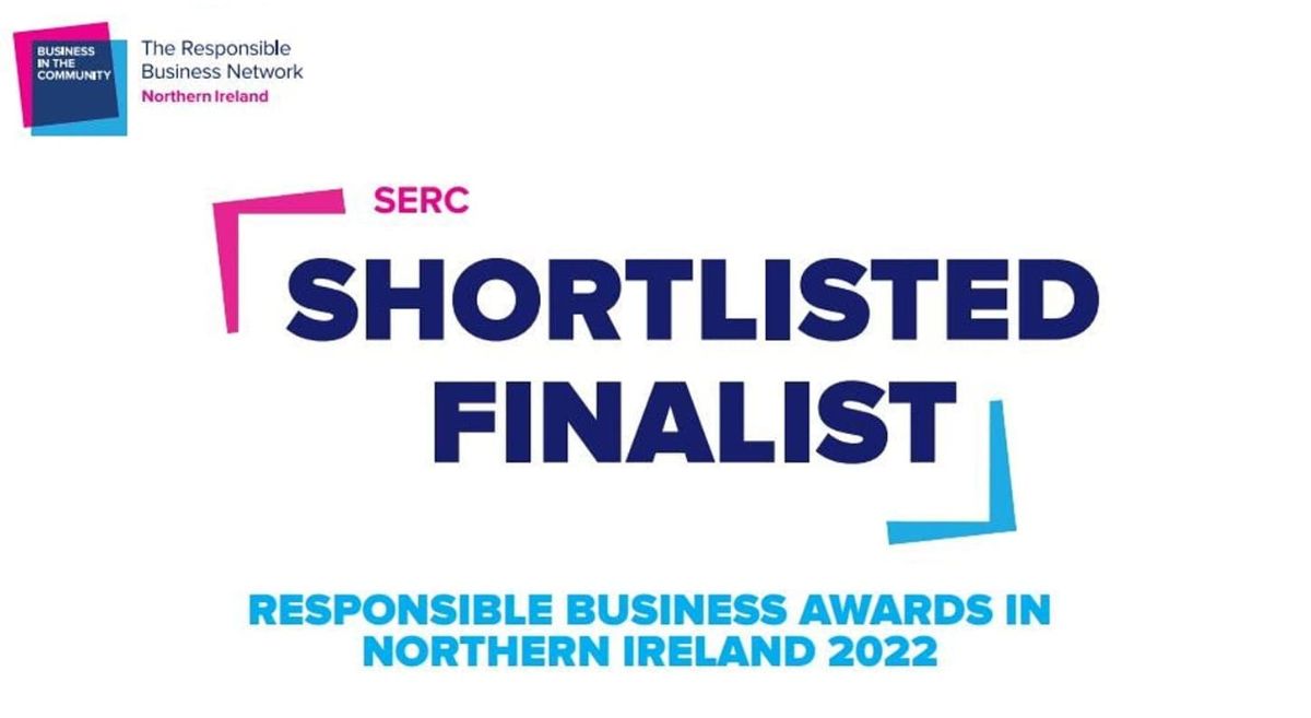 SERC Shortlisted Finalist - Responsible Business Awards In Northern Ireland 2022